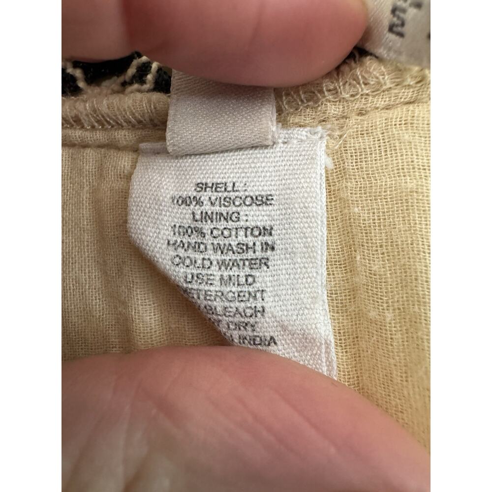 Raga Anthropologie Montana Plunge Maxi Dress Oversized Size Small - Picture 14 of 14